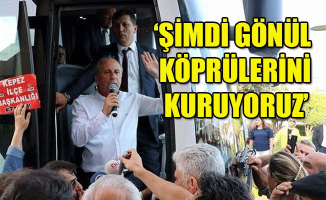 Cumhurbaşkanı adayı İnce: Asıl zorluk gönül köprüleri kurmak