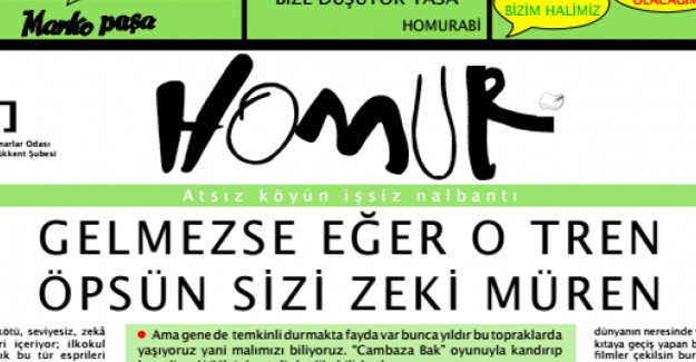 Dünyada bir ilk: Gar için çıkan mizah dergisi