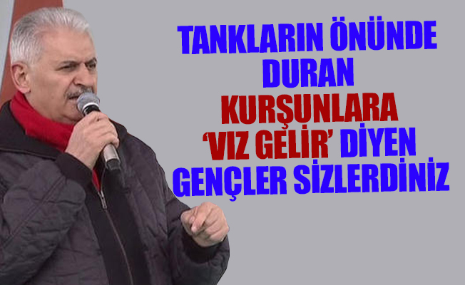 '15 Temmuz'da, apolitik denen gençlerimiz meydanlara indiler'