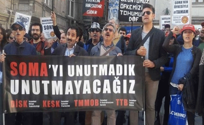 İstanbul'da Soma eylemi: Soma'nın öfkesiyle TAMAM