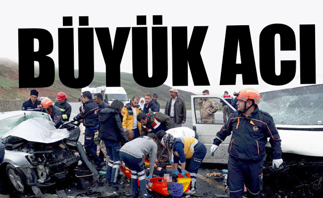 Erzurum'da katliam gibi kaza: 1'i çocuk 5 ölü, 10 yaralı