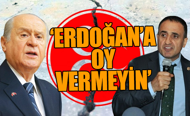MHP'li vekilden Erdoğan isyanı