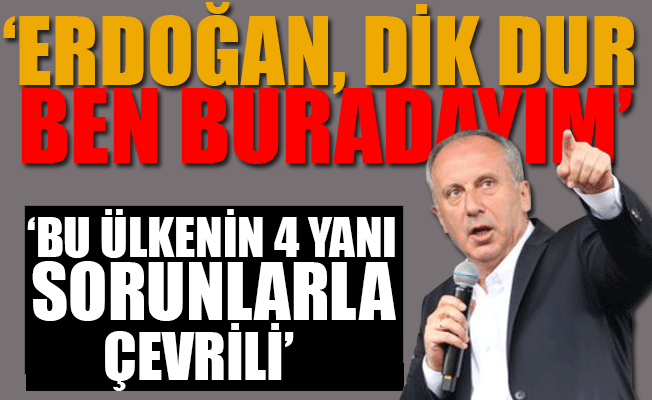 'Halkın Cumhurbaşkanı' İnce:  Filistin'de insanlık dramı yaşanıyor