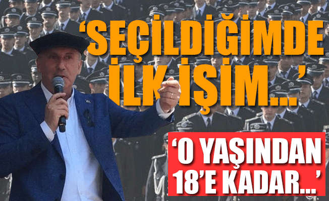 İnce'den polislere müjdeli haber...