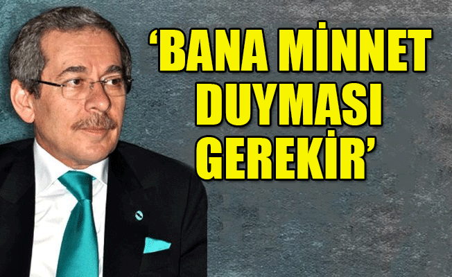 Eski bakandan Erdoğan’a tepki