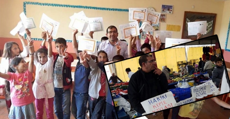 KHK ile ihraç edilen 29 yıllık öğretmen artık pazarda çalışıyor