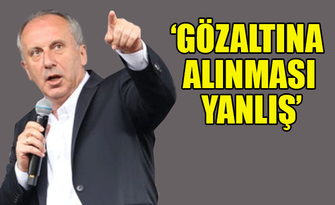 Muharrem İnce'den 'Barış Atay' tepkisi