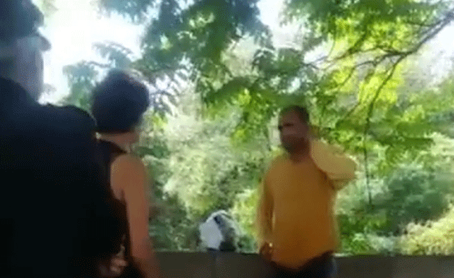 İşsiz vatandaş Meclis önünde kendini yakmaya çalıştı
