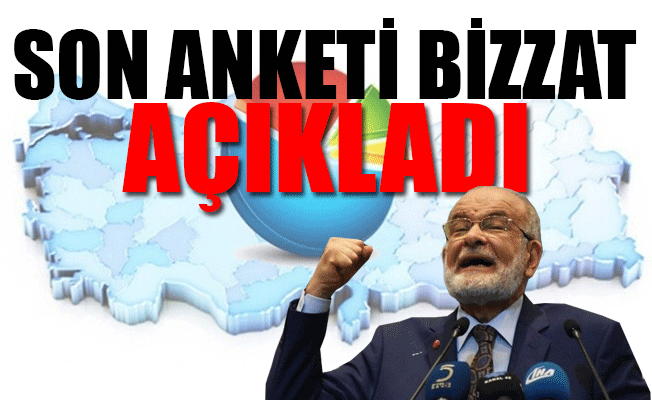Karamollaoğlu, partisinin yaptırdığı 24 Haziran anketini açıkladı