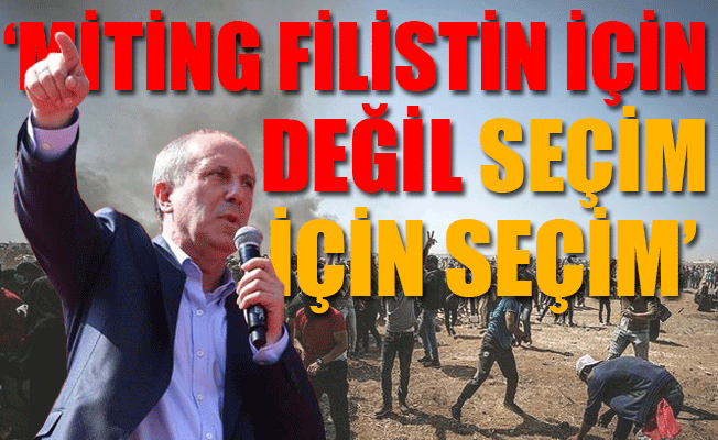 İnce'den Yenikapı mitingi için flaş yorum