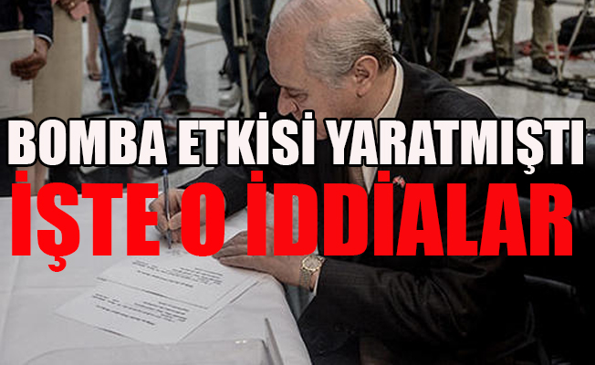 Bahçeli, listeyi neden erken açıkladı?