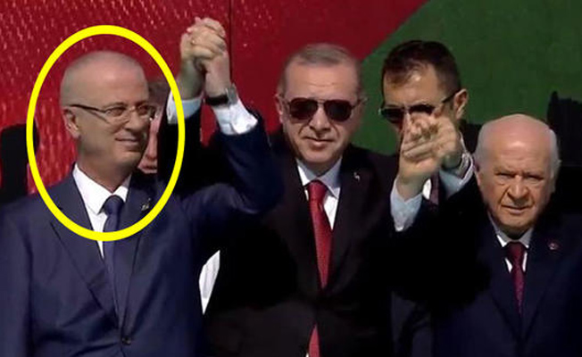 Yenikapı mitingine sürpriz katılımcı...