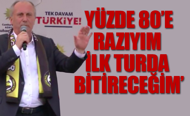 Muharrem İnce vites yükseltti...
