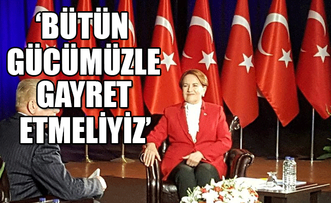 Akşener: Muharrem İnce ikinci tura kalırsa şartsız şurtsuz destekleyeceğiz