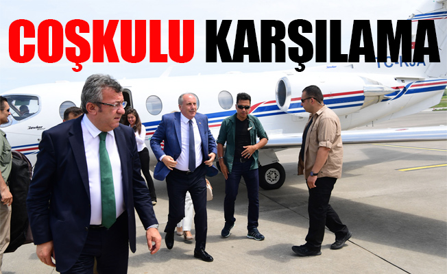 Muharrem İnce Samsun'a ilk adımı attı