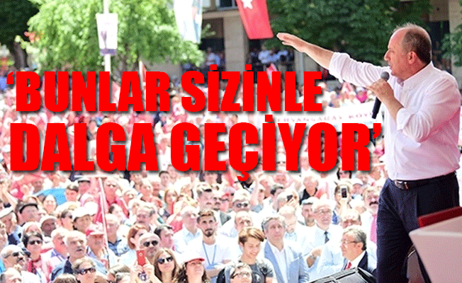 İnce'den gençlere: Paketleyin bunları