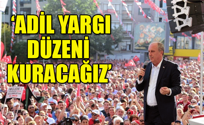 Cumhurbaşkanı adayı İnce: Millet değişim istiyor