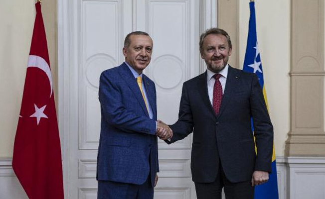 Erdoğan, Bosna Hersek'e gitti