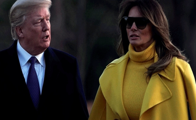 Trump, eşinin adını yanlış yazdı