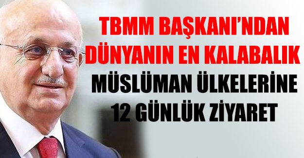 TBMM Başkanı 12 günlük Uzakdoğu gezisine çıktı