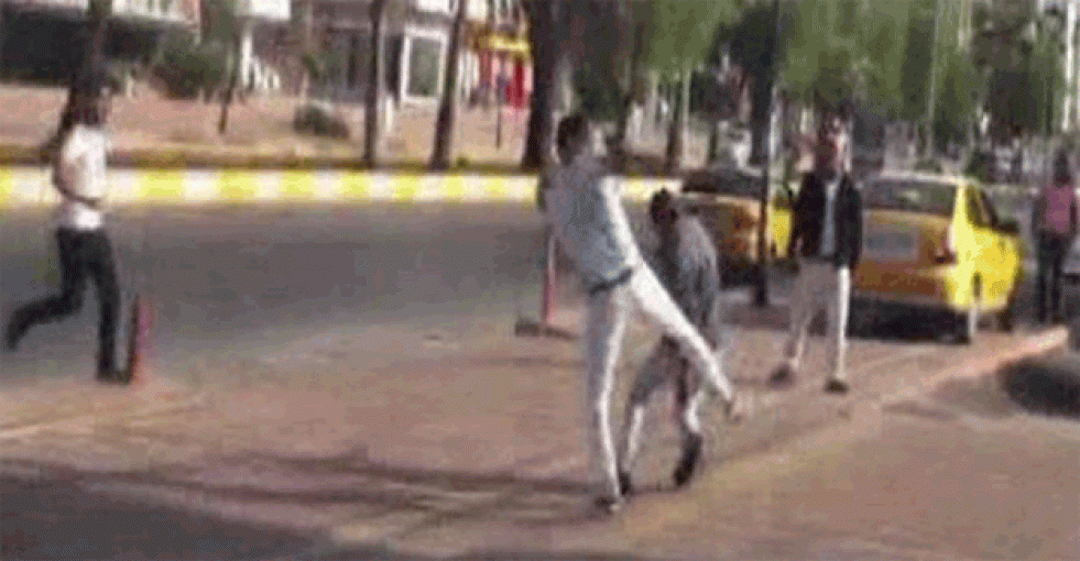 Çığlıkları duyan oraya koştu
