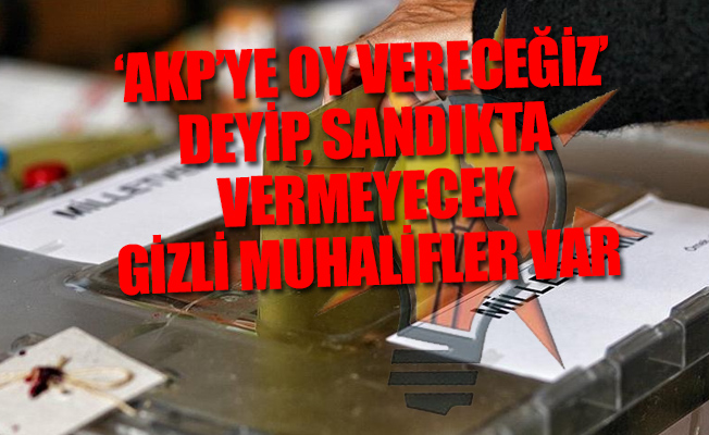 Son yapılan anket; ilk tur bıçak sırtı