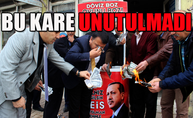 Muhtarlar o gün doları yakıp 'Yalnız değilsin Reis seninleyiz' demişti