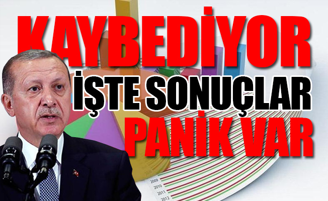 Son ankette Erdoğan'a büyük şok!