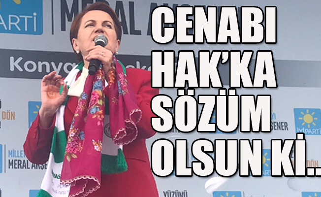 Akşener: Ekonominin içine tükürdünüz!