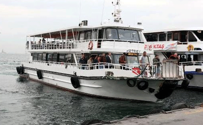 Beşiktaş iskelesinde korku dolu anlar