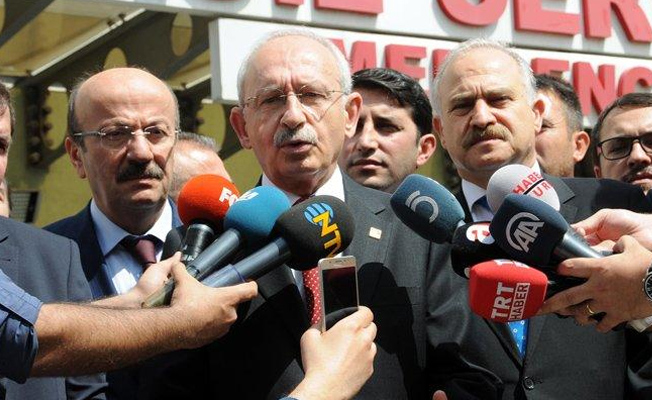 CHP lideri Kılıçdaroğlu'ndan saldırıya uğrayan Saadet Partililere ziyaret