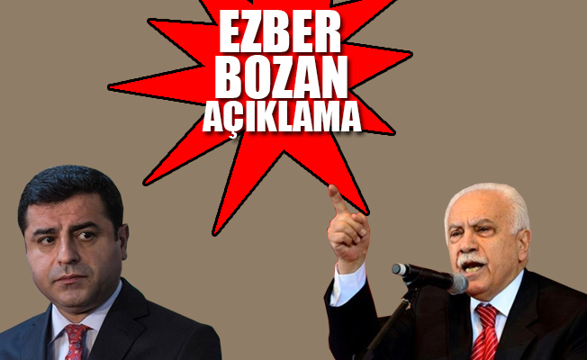 Perinçek'ten şaşırtan Demirtaş açıklaması