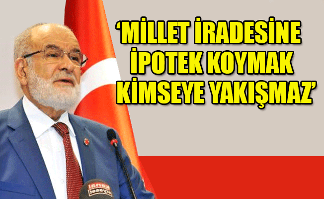 Karamollaoğlu: İktidardan çekildikleri zaman...
