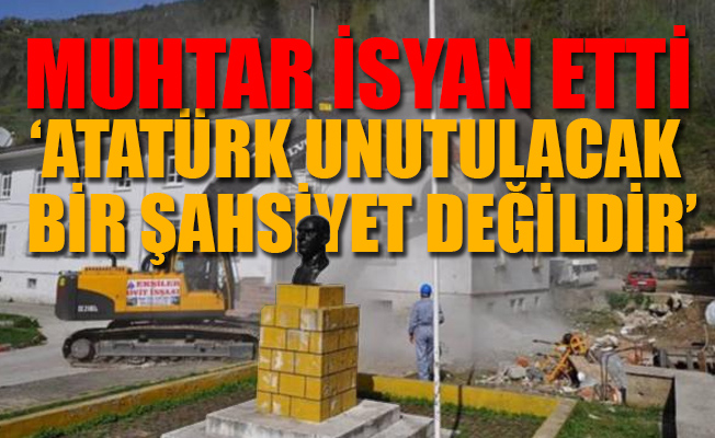 O ilçede Atatürk büstü yasaklandı mı?