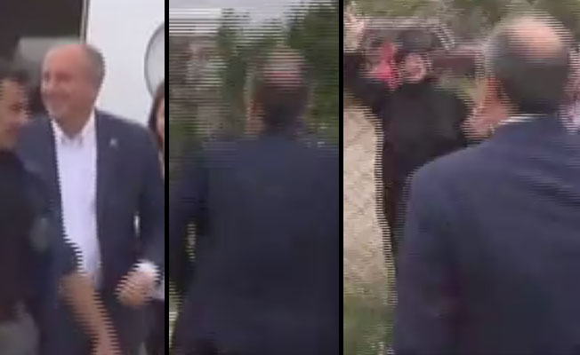 Muharrem İnce, vatandaşa böyle koştu