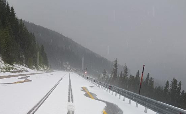 Dolu, Ilgaz Dağı'nda her yeri beyaza bürüdü