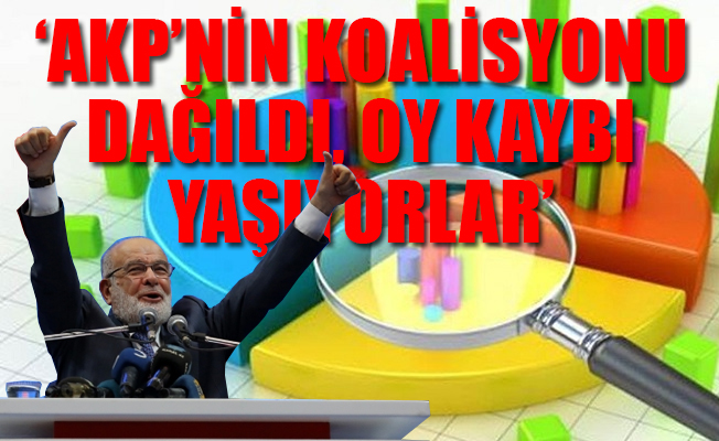 AKP'deki oy kaybını açıkladı