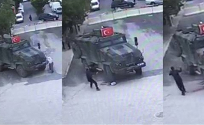 85 yaşındaki kadını askeri aracın nasıl ezdiği saniye saniye görüntülendi