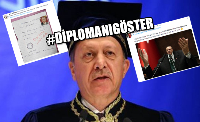 Erdoğan 'tahsilim var' dedi, sosyal medya akım başlattı!