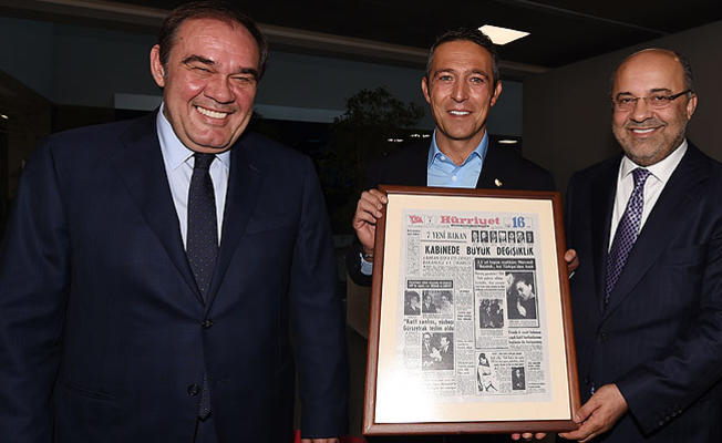 Ali Koç Hürriyet'i ziyarete gitti