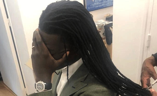 Gomis sözünde durdu, saçlarını kestirdi!