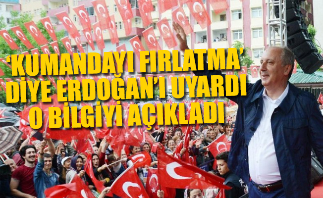 Muharrem İnce, Erdoğan-Gülen görüşmesi hakkında ayrıntı verdi