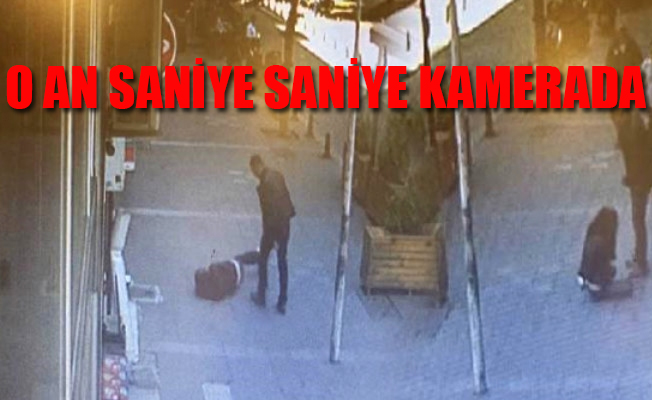 Sokakta eşini döven adama çevredekilerden feci dayak