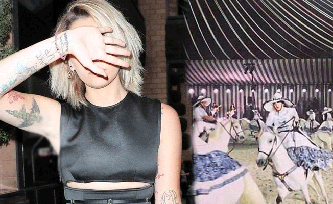 Paris Jackson defileye dayanamadı, salonu terk etti