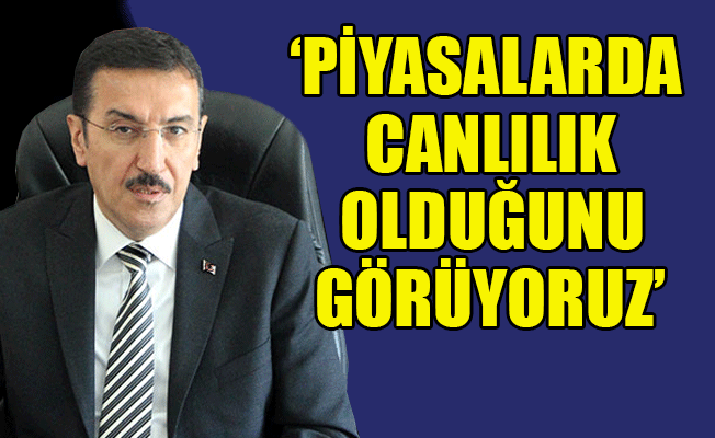 Bakan Tüfenkci: Ekonomi kötü diyenlerin çarşı pazarı gezmesi lazım