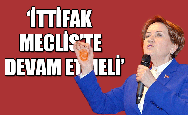 Akşener: Gül konusunda haklı çıktım