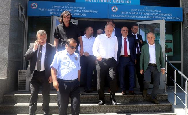 CHP heyeti Yunanistan'a alınmadı