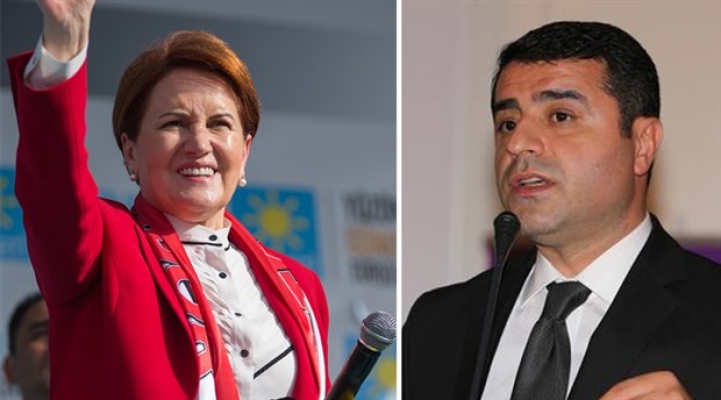Akşener ve Demirtaş o taahhütnameyi imzaladı