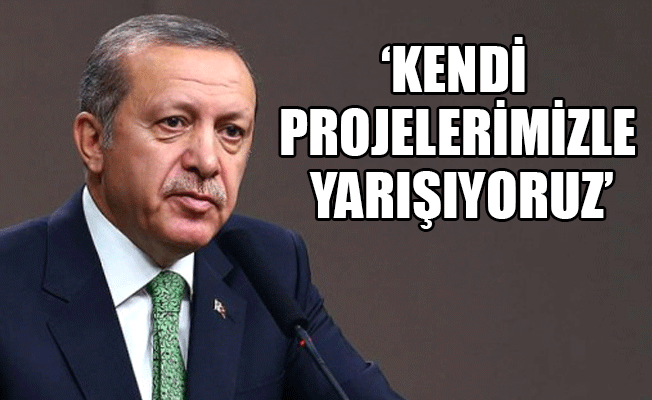 Erdoğan: Karşımızdaki çapsızlarla yarışmıyoruz