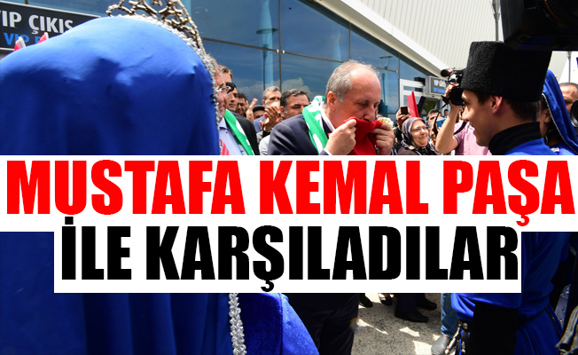 Muharrem İnce'ye Kars'ta Türk Bayrakları ve marşlarla coşkulu karşılama